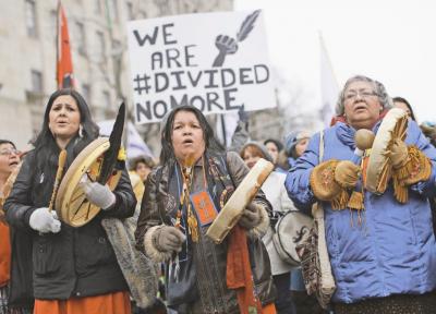 نوک کوه یخی اعتراض در کانادا