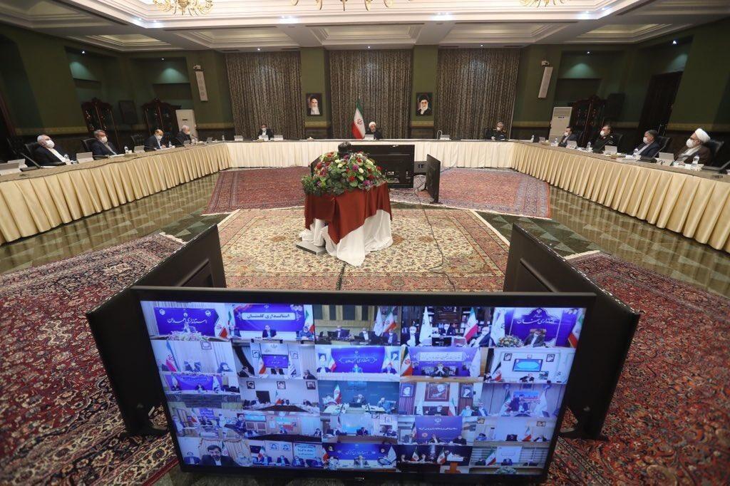 خبرنگاران جلسه ستاد ملی مدیریت کرونا به ریاست رییس جمهوری خبرنگاران جلسه ستاد ملی مدیریت کرونا به ریاست رییس جمهوری برگزار گشت