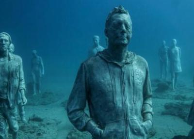 اولین موزه مجسمه زیرآب در اروپا