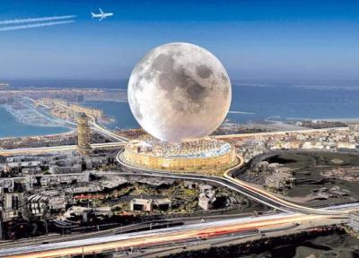 اعجاب ساختمان سازی در دبی ، این بار استراحتگاهی با شکل کره ماه (تور دبی ارزان)
