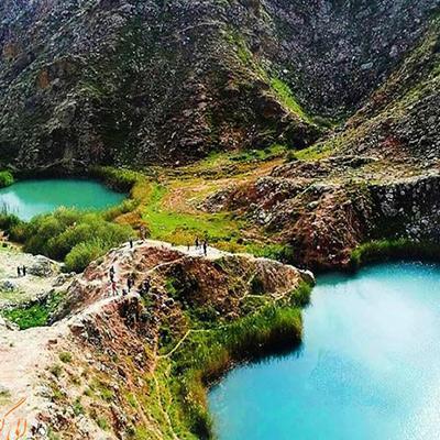 معرفی دریاچه دوقلو سیاه گاو در ایلام معرفی دریاچه دوقلو سیاه گاو در ایلام